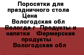Поросятки для праздничного стола › Цена ­ 2 500 - Вологодская обл., Вологда г. Продукты и напитки » Фермерские продукты   . Вологодская обл.